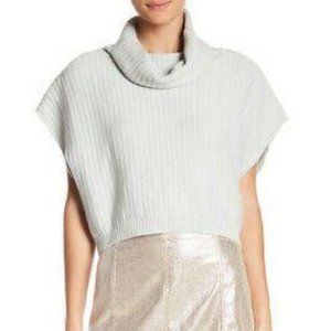 Free People Cropped knit relaxed Sweater size S